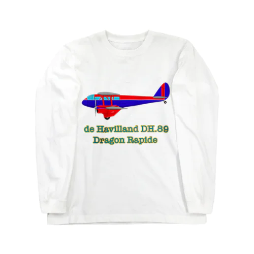 de Havilland DH.89 Dragon Rapide ロングスリーブTシャツ