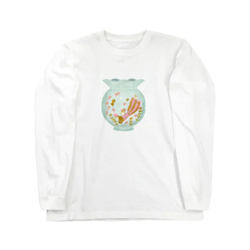 金魚鉢読書 Long Sleeve T-Shirt