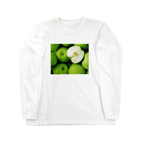 Green Apple Photo Tee Long Sleeve T-Shirt