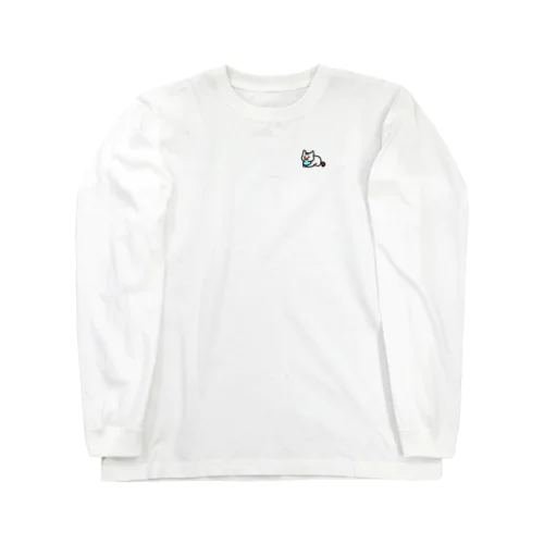 猫営業部長 シロたん Long Sleeve T-Shirt