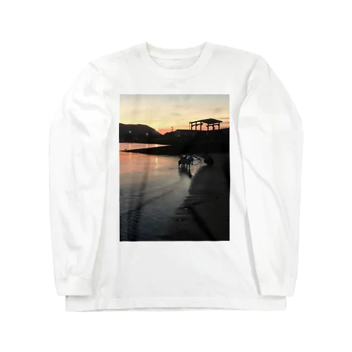 夕暮れのハスキーズ Long Sleeve T-Shirt