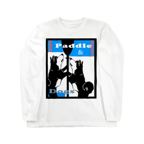 パドルあんどドッグス青系 Long Sleeve T-Shirt