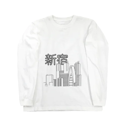 新宿ーShinjukuー ロングスリーブTシャツ