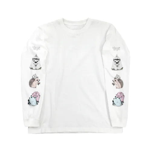 ハリネズミのホラーナイト Long Sleeve T-Shirt