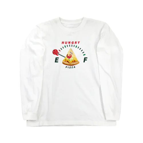 腹ペコゲージ　ピザ　A*Ｌ配置 Long Sleeve T-Shirt