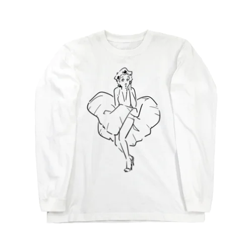 マリリン・モンロー（Marilyn Monroe) Long Sleeve T-Shirt