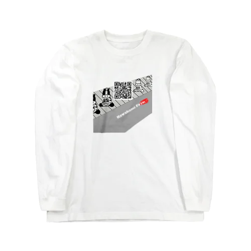 プロペラさんQRコードステッカーTシャツ Long Sleeve T-Shirt