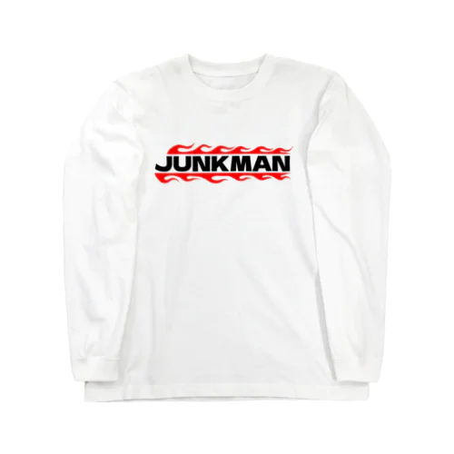 JUNKMAN flames Long Sleeve T-Shirt