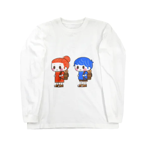 旅する女の子＆男の子 Long Sleeve T-Shirt