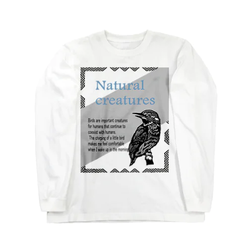 自然の鳥１ Long Sleeve T-Shirt