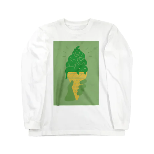 Ice Cat Matcha Long Sleeve T-Shirt