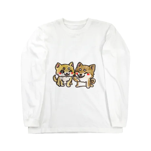 なかよし柴犬くん Long Sleeve T-Shirt