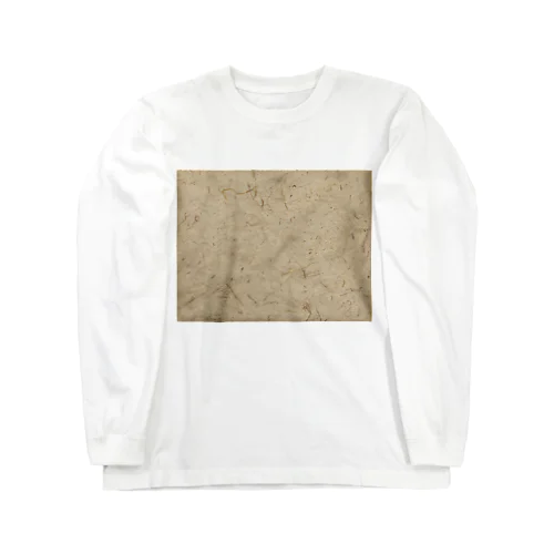 高級手漉き和紙 Long Sleeve T-Shirt