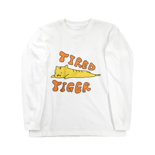 TIRED TIGER Long Sleeve T-Shirt