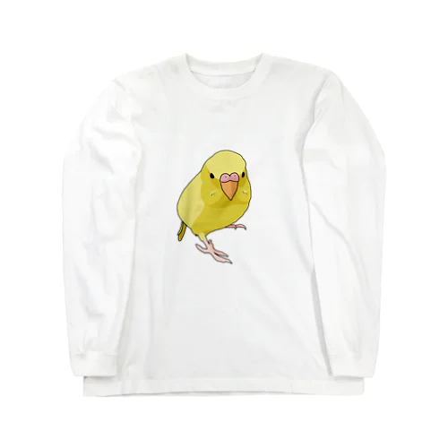 セキセイインコ ロングスリーブTシャツ