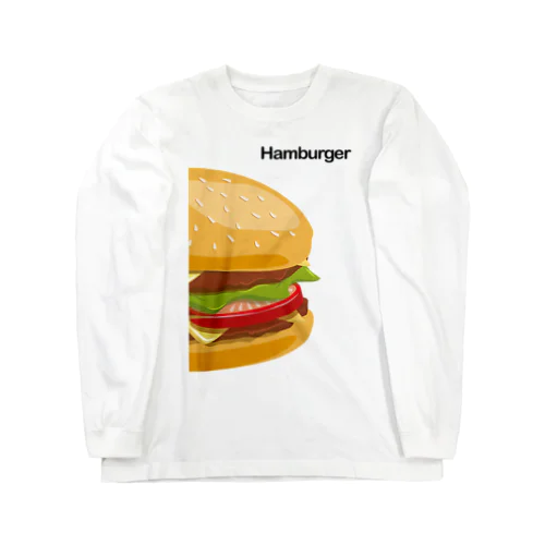 Big Humburger--大きいハンバーガー- ロングスリーブTシャツ