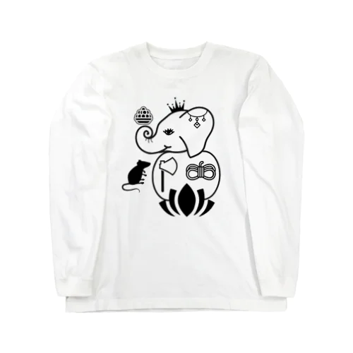 ガネーシャの伝心 Long Sleeve T-Shirt