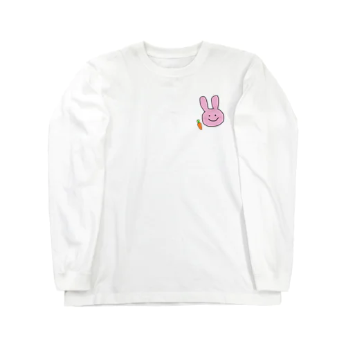 うさぎとにんじん（ミニ） Long Sleeve T-Shirt