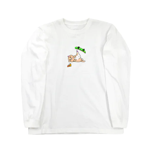 Kitty skateboard スケートボード Long Sleeve T-Shirt