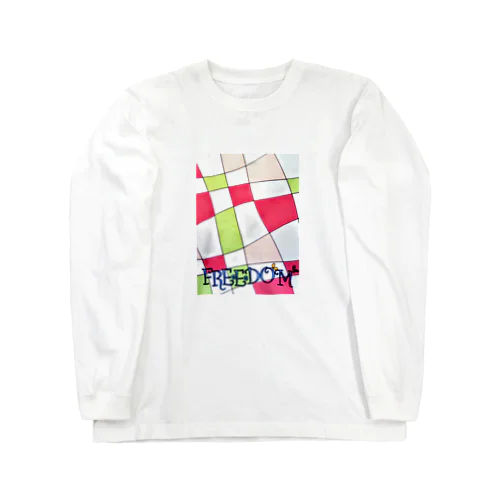 FREEDOM総柄 Long Sleeve T-Shirt