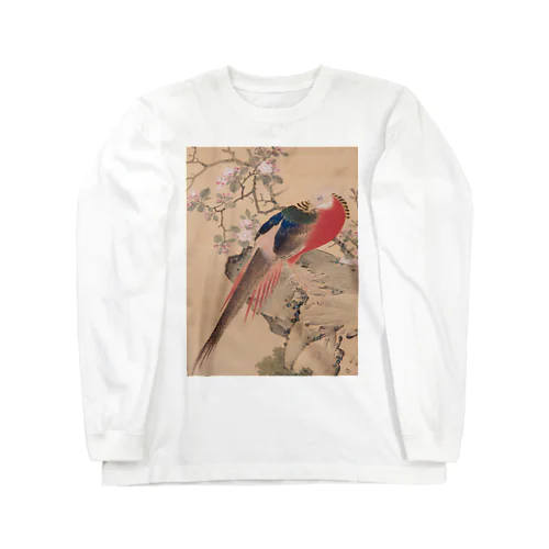 浮世絵 UKIYOE 円山応挙；金鶏 Long Sleeve T-Shirt