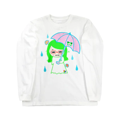 雨女Tシャツ ロングスリーブTシャツ