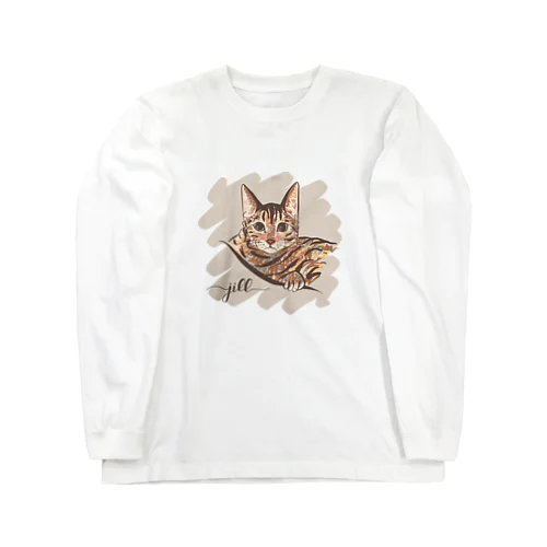 ベンガル猫のジルちゃん ロングスリーブTシャツ