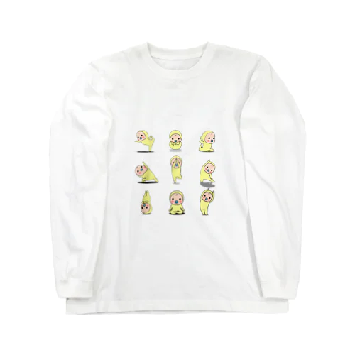 めめたんヨガポーズ（カラー） Long Sleeve T-Shirt