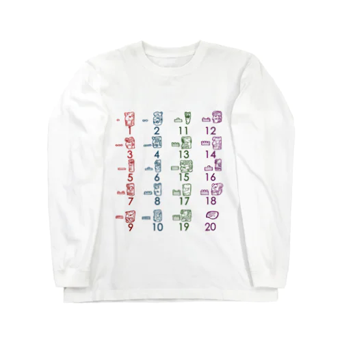 マヤ数字 Long Sleeve T-Shirt