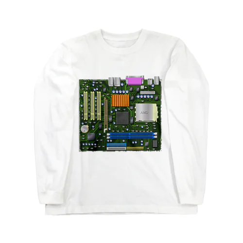 パソコンのマザーボード Long Sleeve T-Shirt