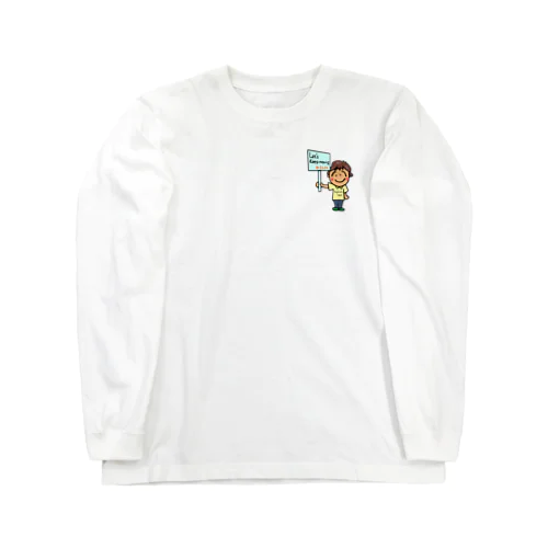 hajime's roomロゴ（Let's Keep moving ver.) Long Sleeve T-Shirt