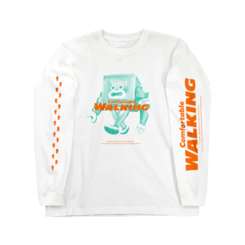 Comfortable WALKING  ー FANNIE BOARD ー ロングスリーブTシャツ