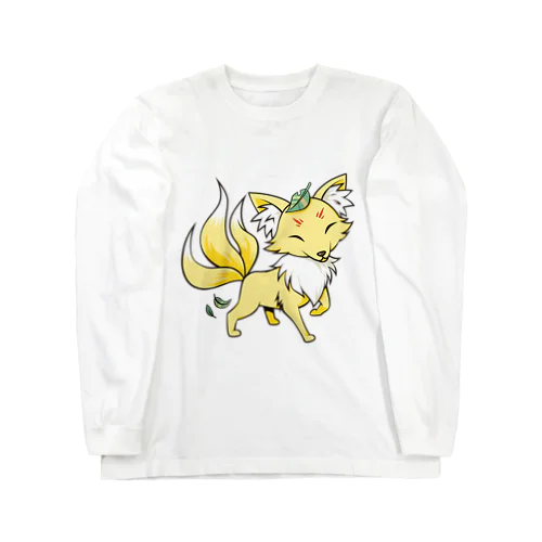 群馬のご当地もののけ「おくりぎつね」 Long Sleeve T-Shirt