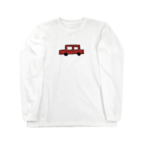 赤い車 Long Sleeve T-Shirt