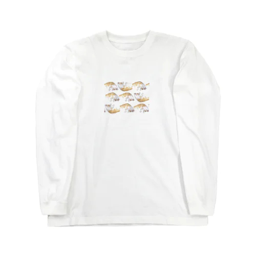 寝る猫 Long Sleeve T-Shirt