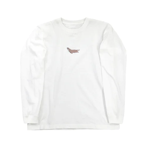 シンプルなカワウソ Long Sleeve T-Shirt