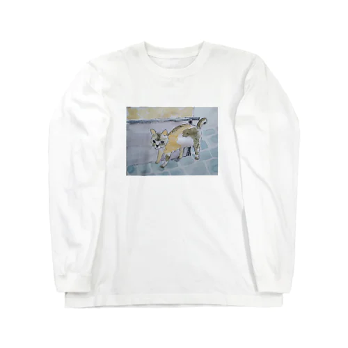 壁際のチビちゃん Long Sleeve T-Shirt