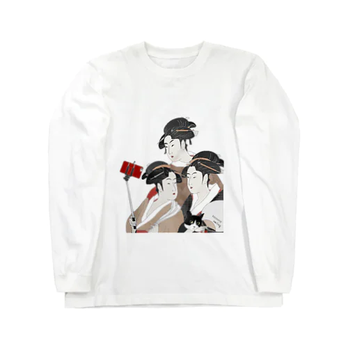 自撮り界隈女子 Long Sleeve T-Shirt