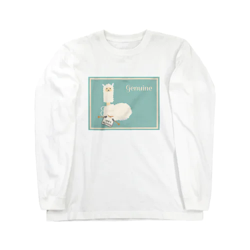 セーターを編むアルさん（Genuine） Long Sleeve T-Shirt