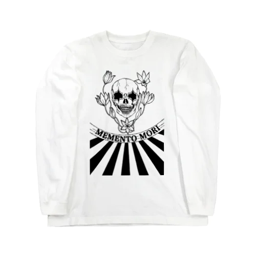 memento mori wht ロングスリーブTシャツ