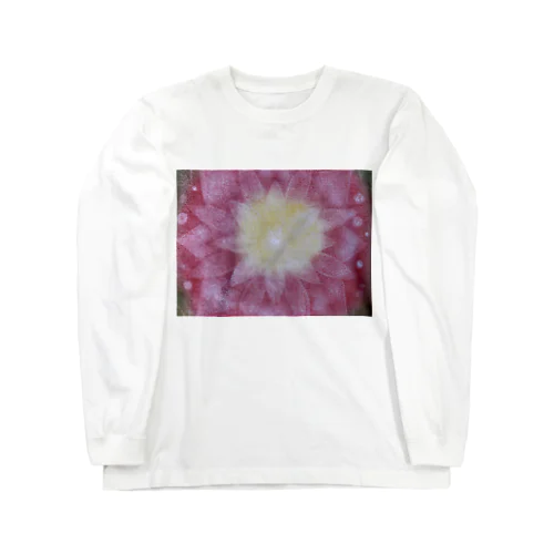 光のパステルアート　光の花 Long Sleeve T-Shirt