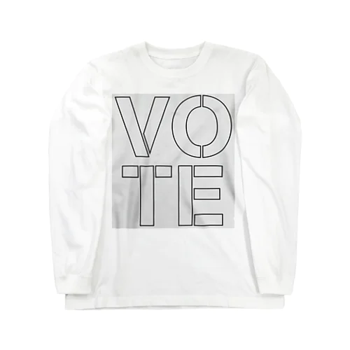 VOTE FOR YOUR RIGHT ロングスリーブTシャツ