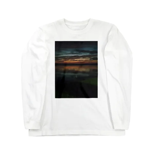 暮れなずむ白鳥 Long Sleeve T-Shirt