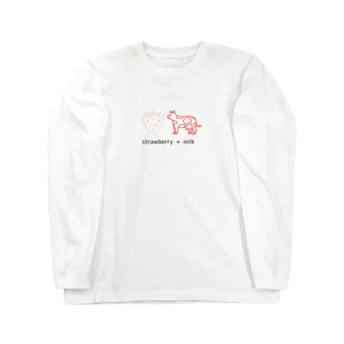 いちごミルク Long Sleeve T-Shirt