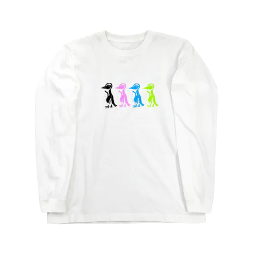 カラフルケープペンギン Long Sleeve T-Shirt