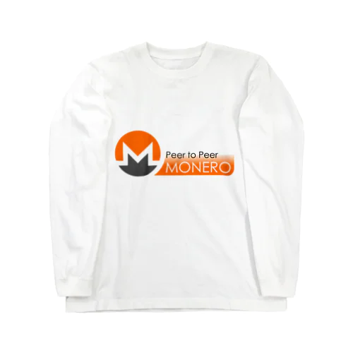 仮想通貨 MONERO（モネロ） ロングスリーブTシャツ