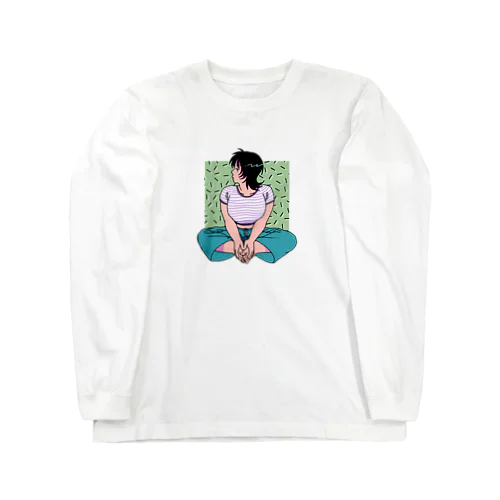 レトロでプラスサイズな女の子その1 Long Sleeve T-Shirt