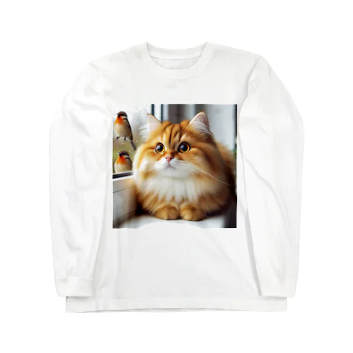 家の中の猫 Long Sleeve T-Shirt