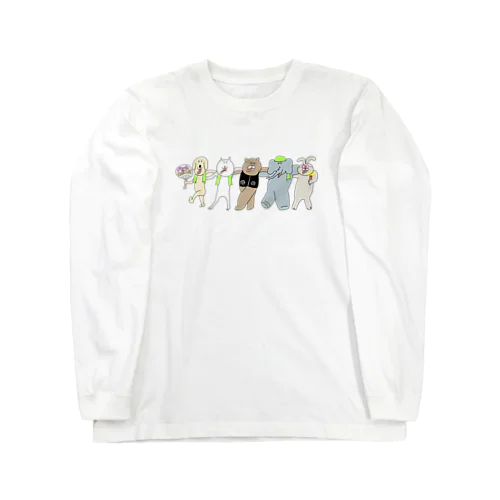 夏フェスモードのベロだし☆フレンズ Long Sleeve T-Shirt