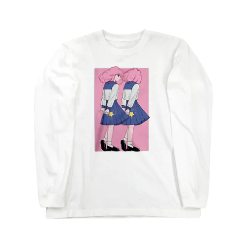 セーラー服の魔法少女🪄 ロングスリーブTシャツ